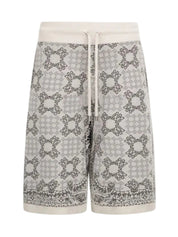 Ma quad check mesh knit short
