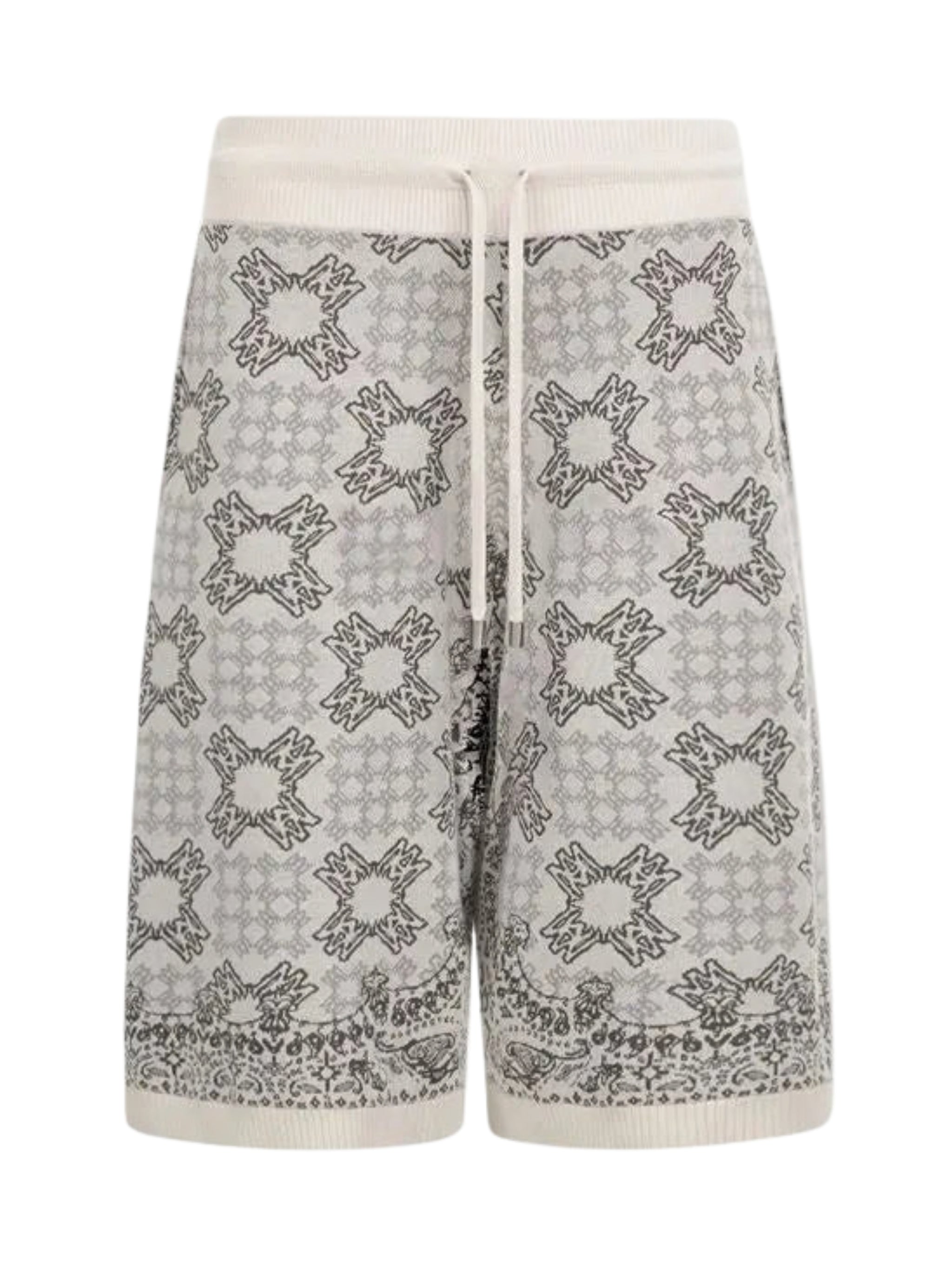 Ma quad check mesh knit short