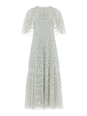 Freya cape ankle gown