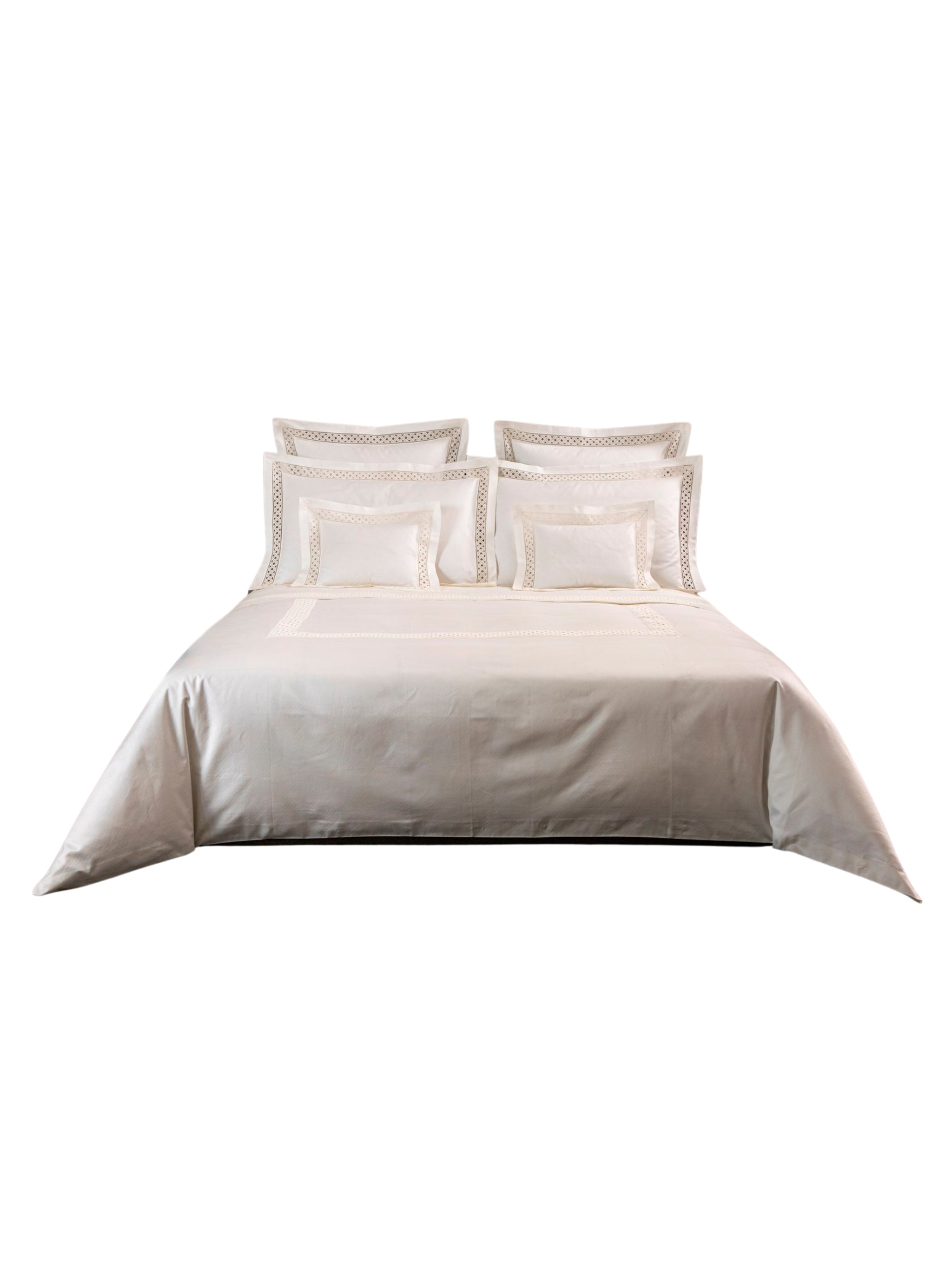 Lozenge lace bedset +2/51x71 20"x28"