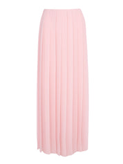 Pleated georgette long skirt