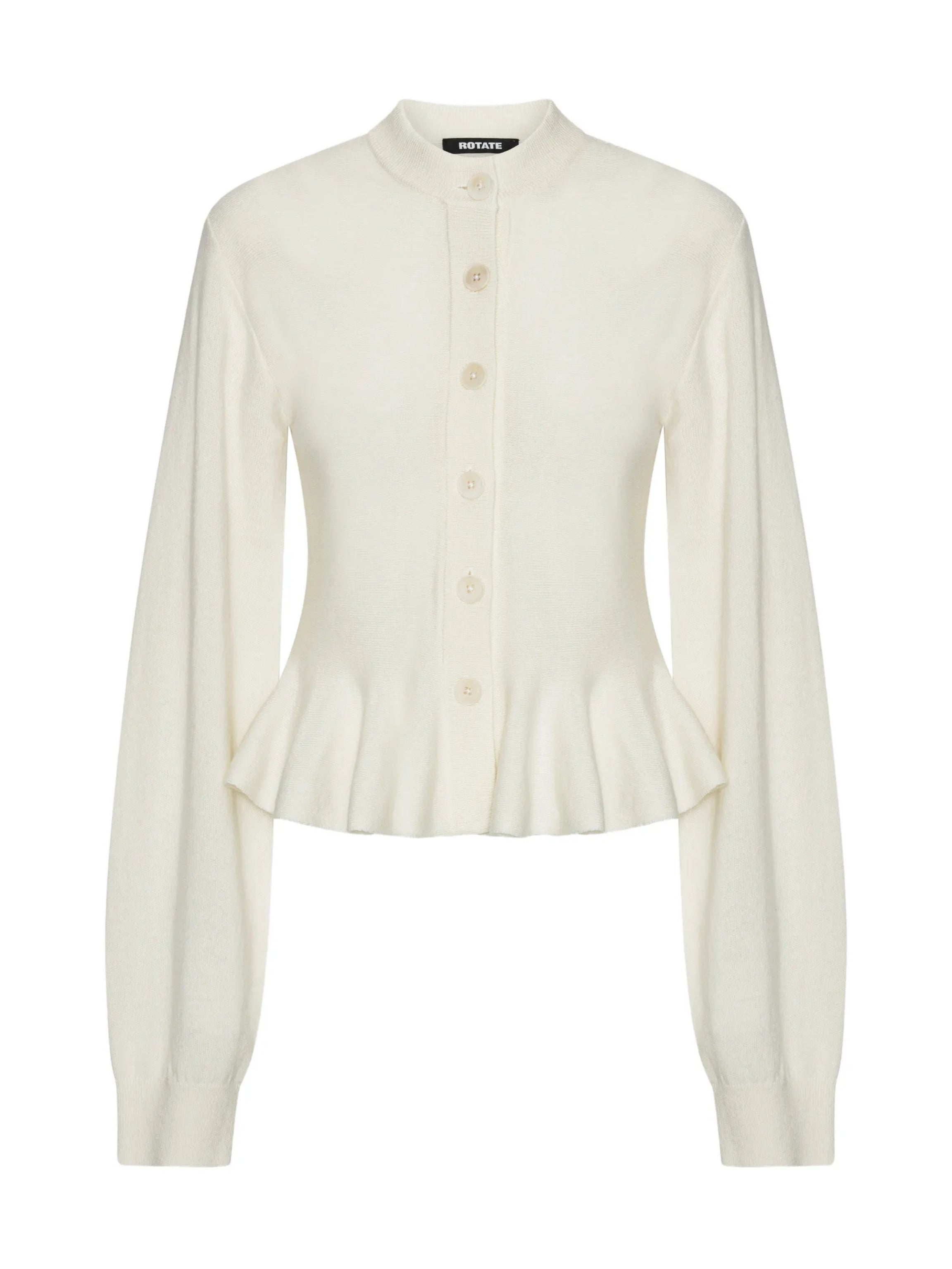 Sculptured knit cardigan
