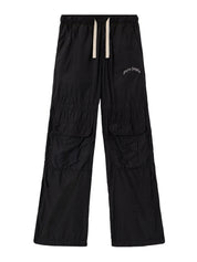 Curved logo draws cargo pants