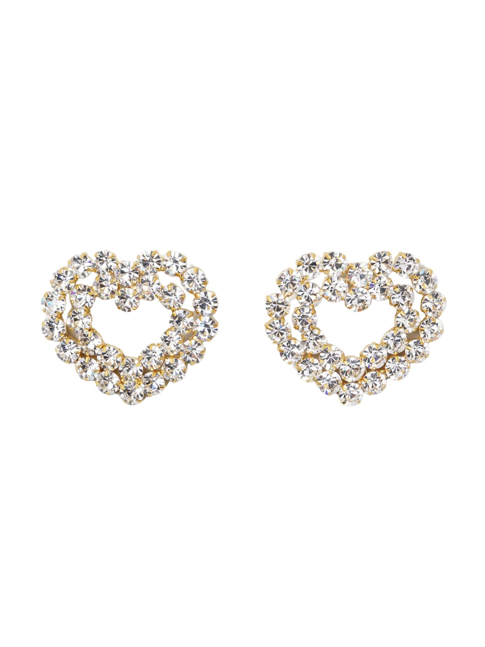 Nuances heart earrings