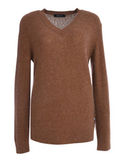 SEQUIN V NECK SLIM FIT SWEATER