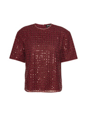 BEADED OVERSIZED TOP