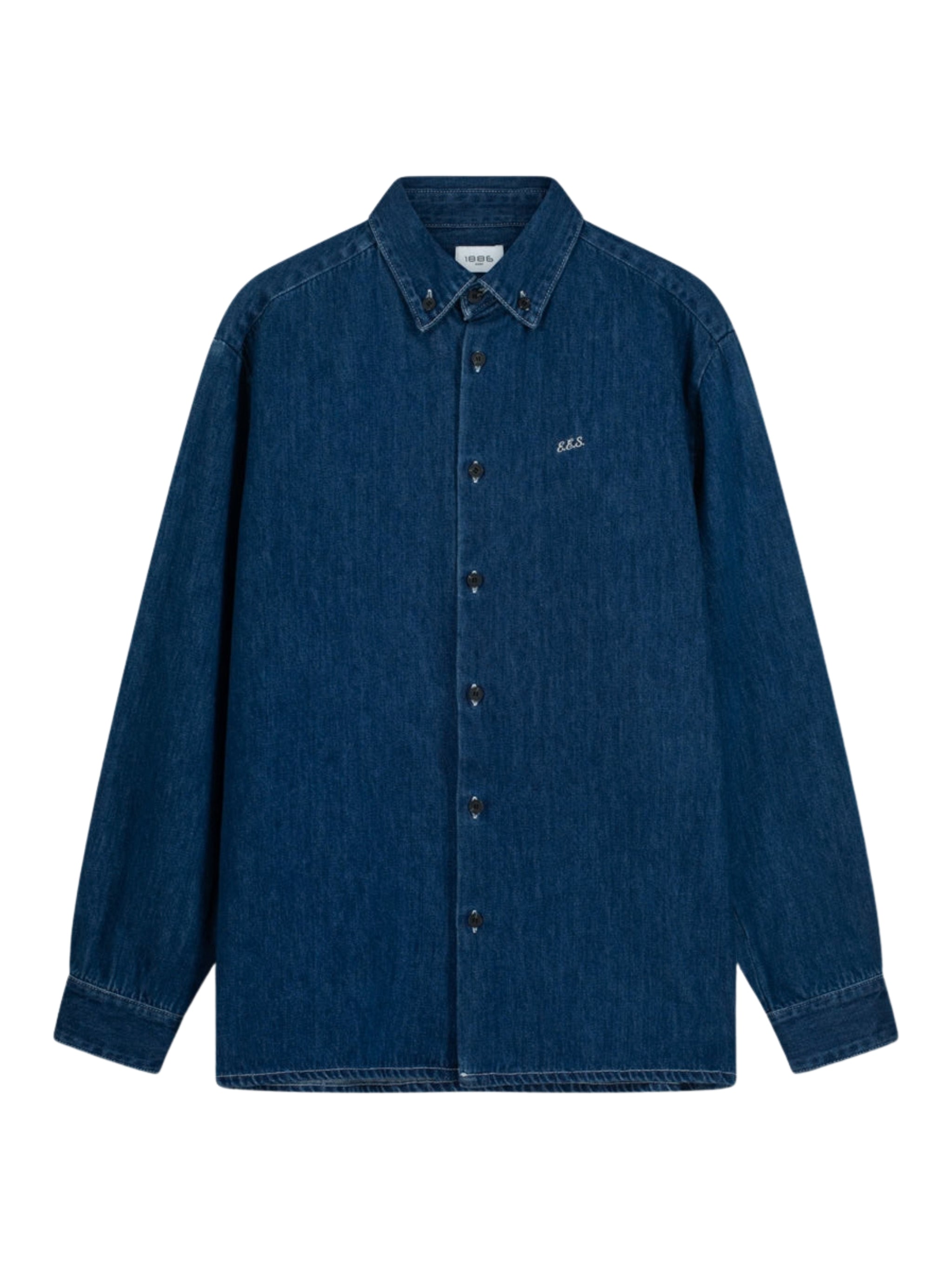 The indigo denim shirt