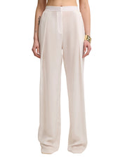 WIDE LEG CUPRO TROUSERS