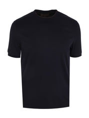 Cotton and silk short sleeves t-shirt