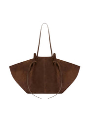 LARGE MOCHI SUEDE CHOCOLATE