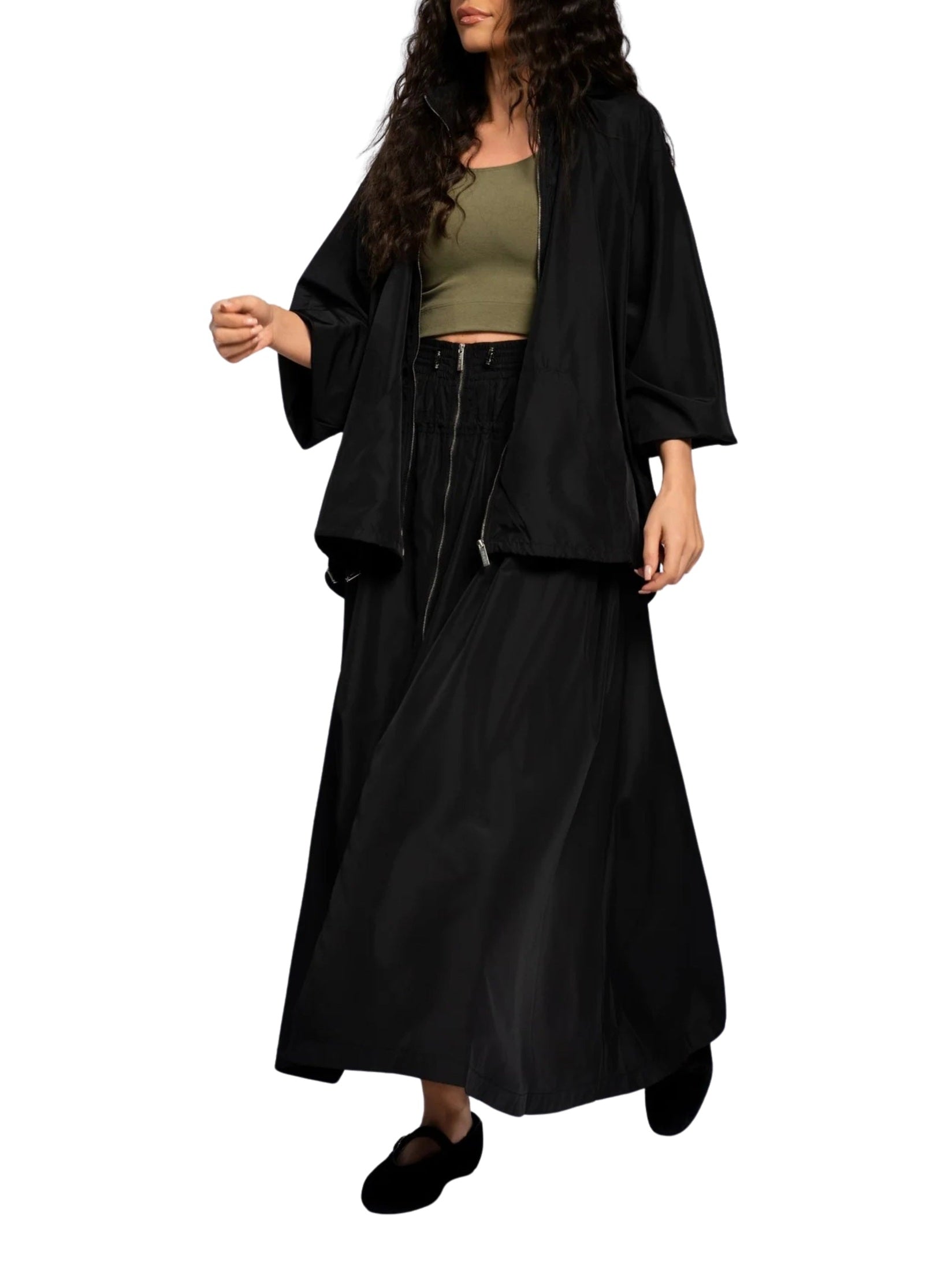Parka skirt seasonal black