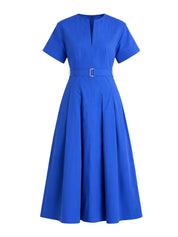 Corinne cotton midi dress