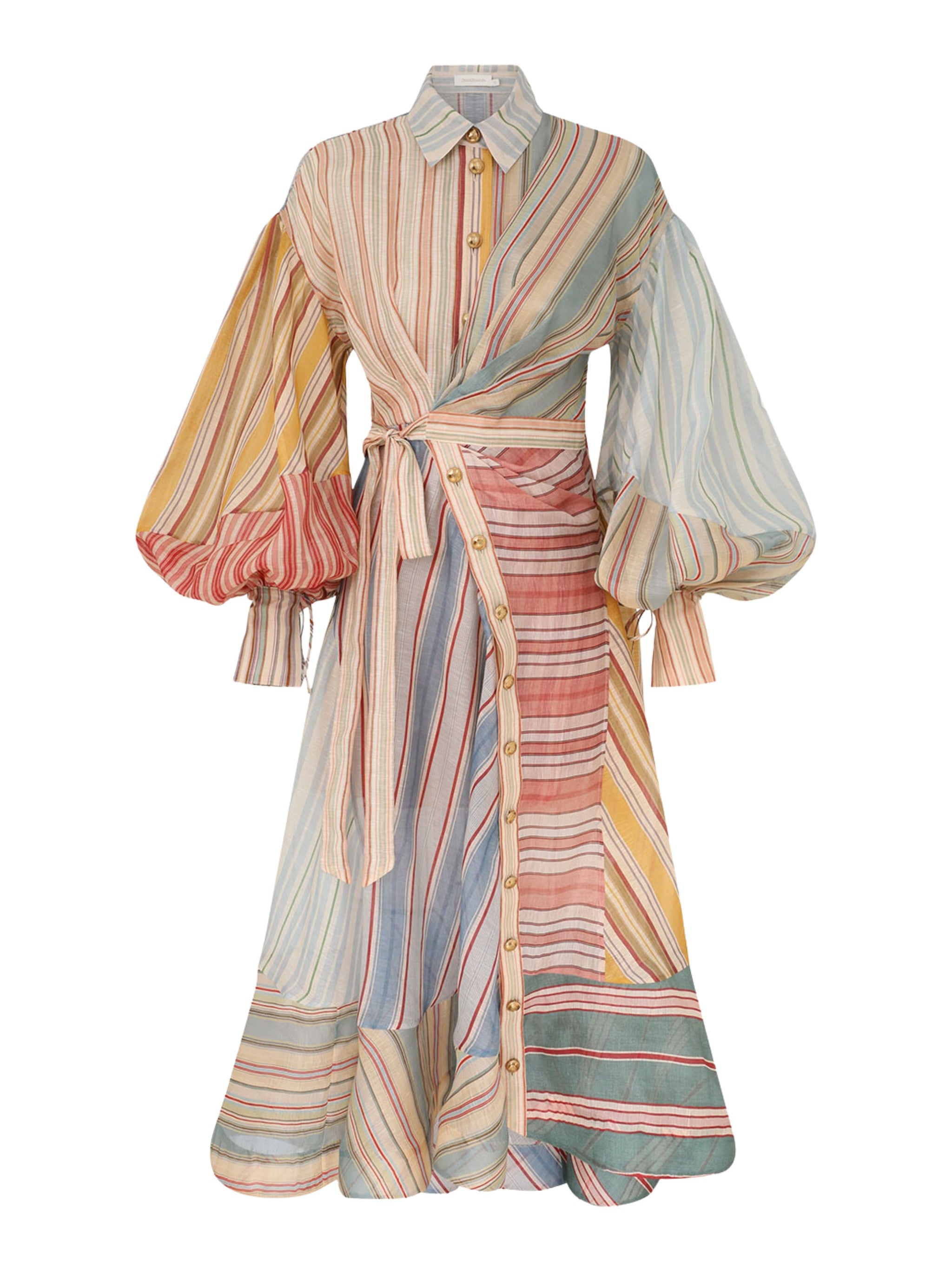 Rebellion Striped Midi Dress