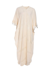 HAND LOOM MIDI BISHT W-SILVER TRIMMED