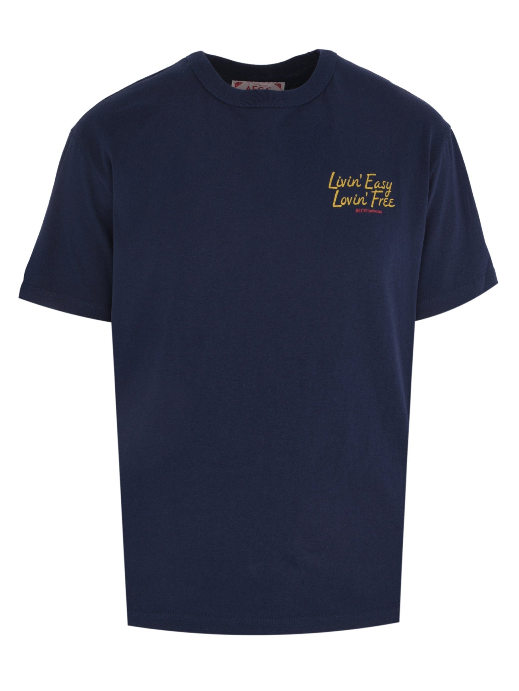 Aeca 10th anniversary livin easy half sleeve te
