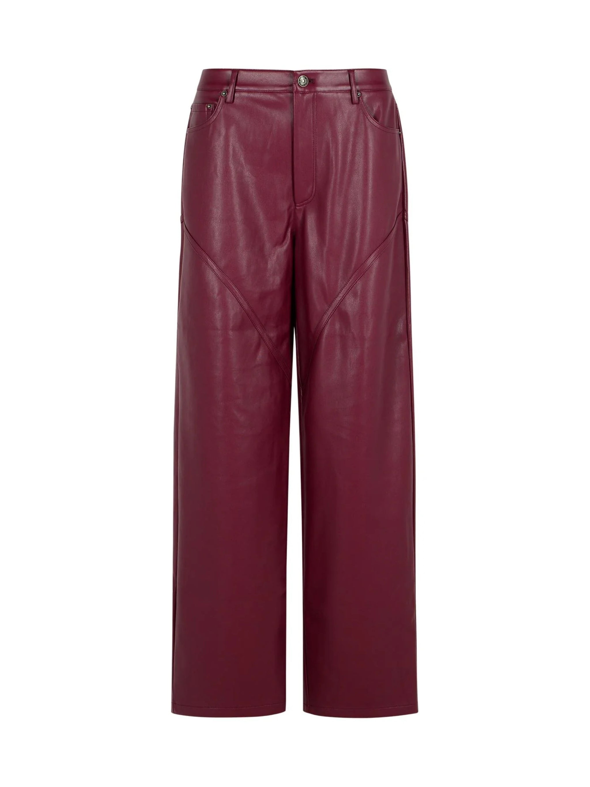 MID WAISTED PIPING PANTS