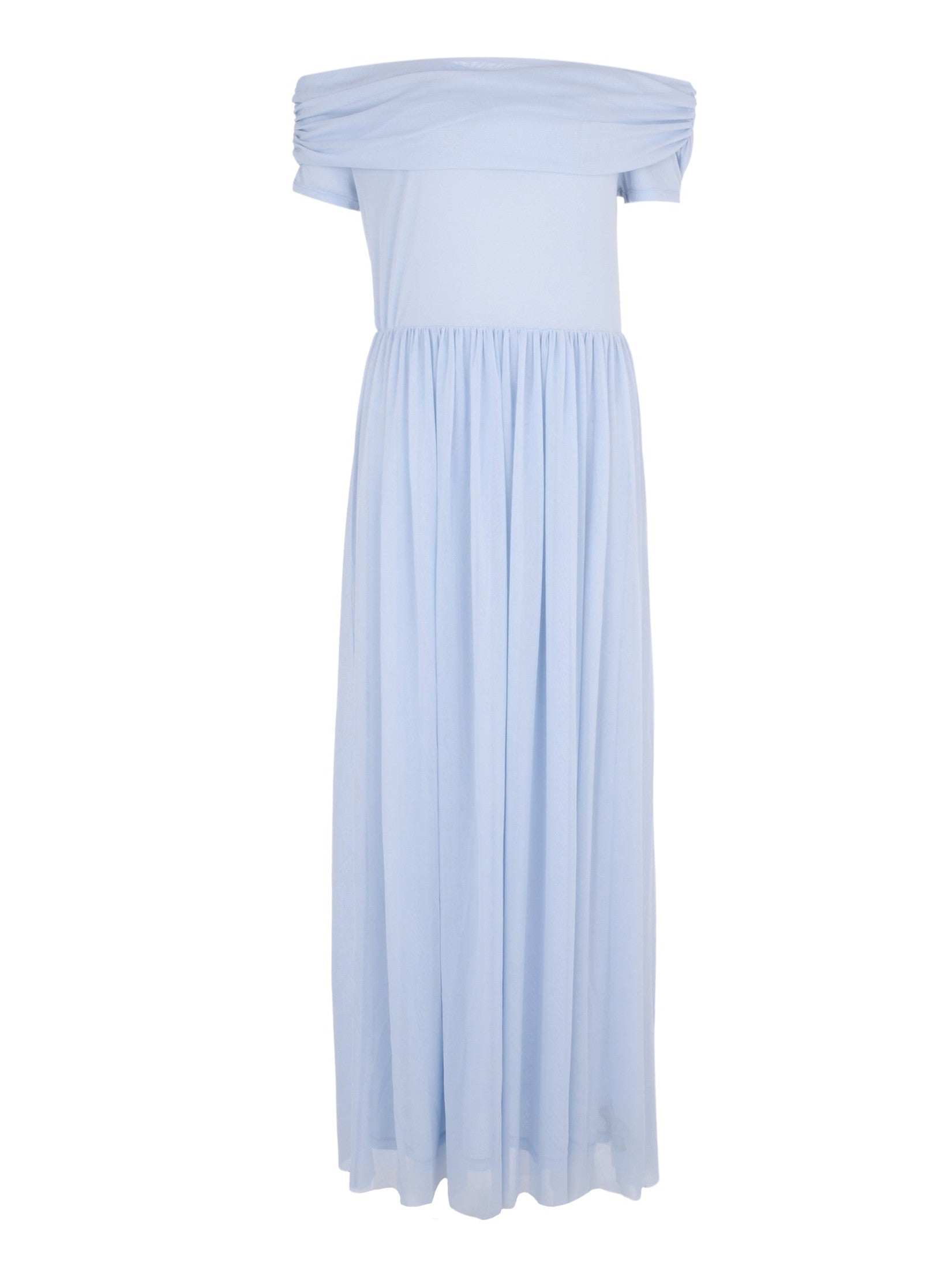 Off-shoulder maxi dress