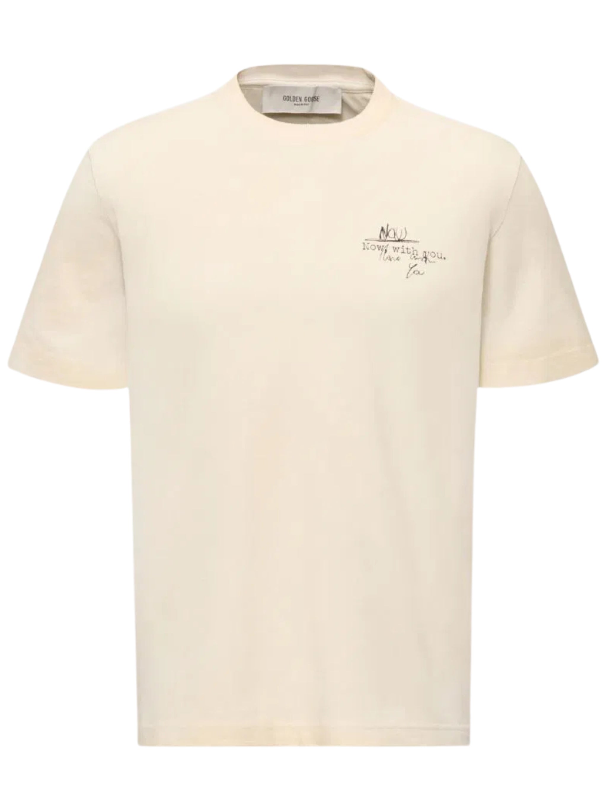 JOURNEY M'S T-SHIRT REGULAR GAUZE COTTON JERSEY VINTAGE TREATMENT WITH PRINT