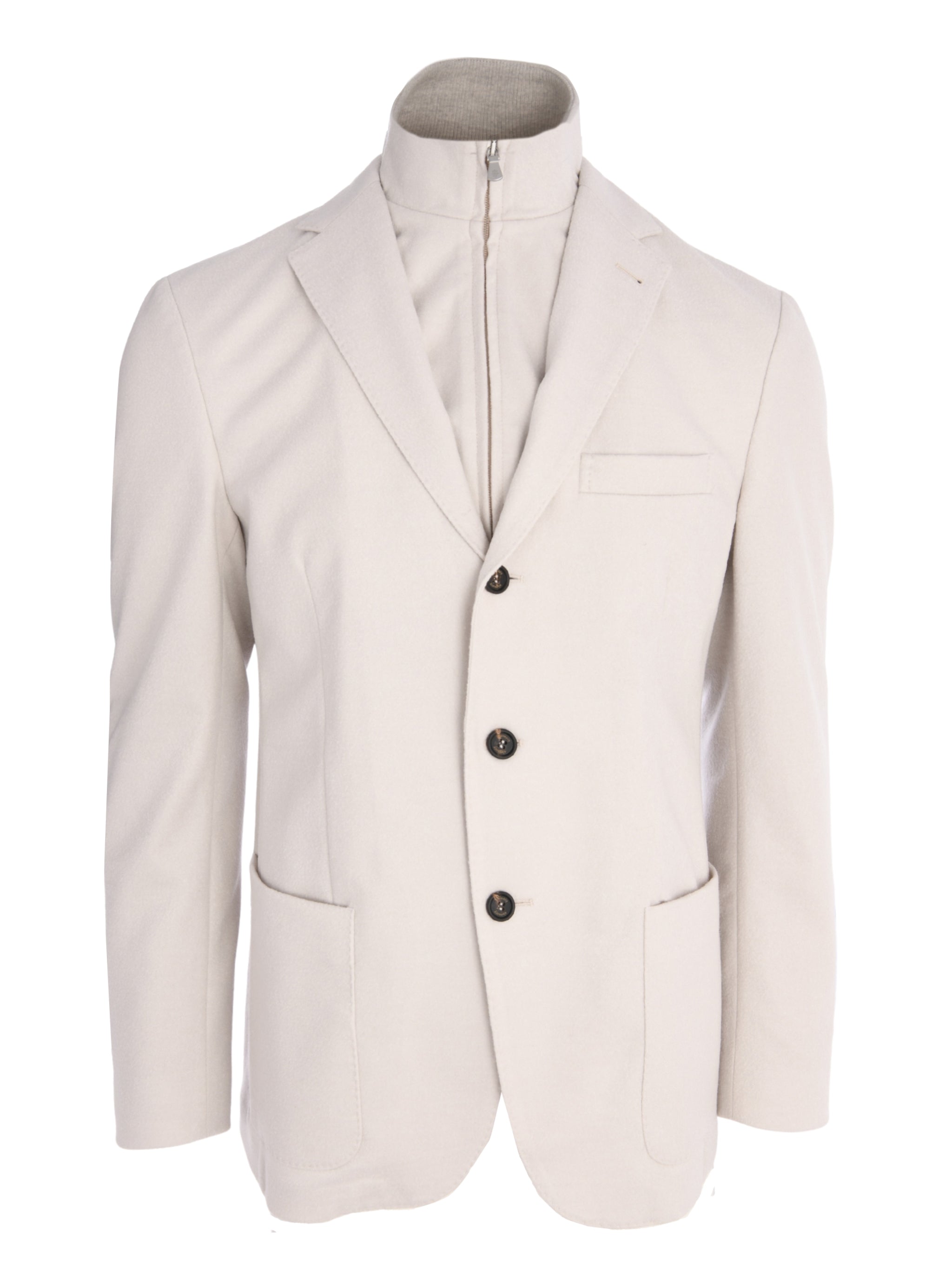 SINGLE BREASTED JACKET WITH BIB