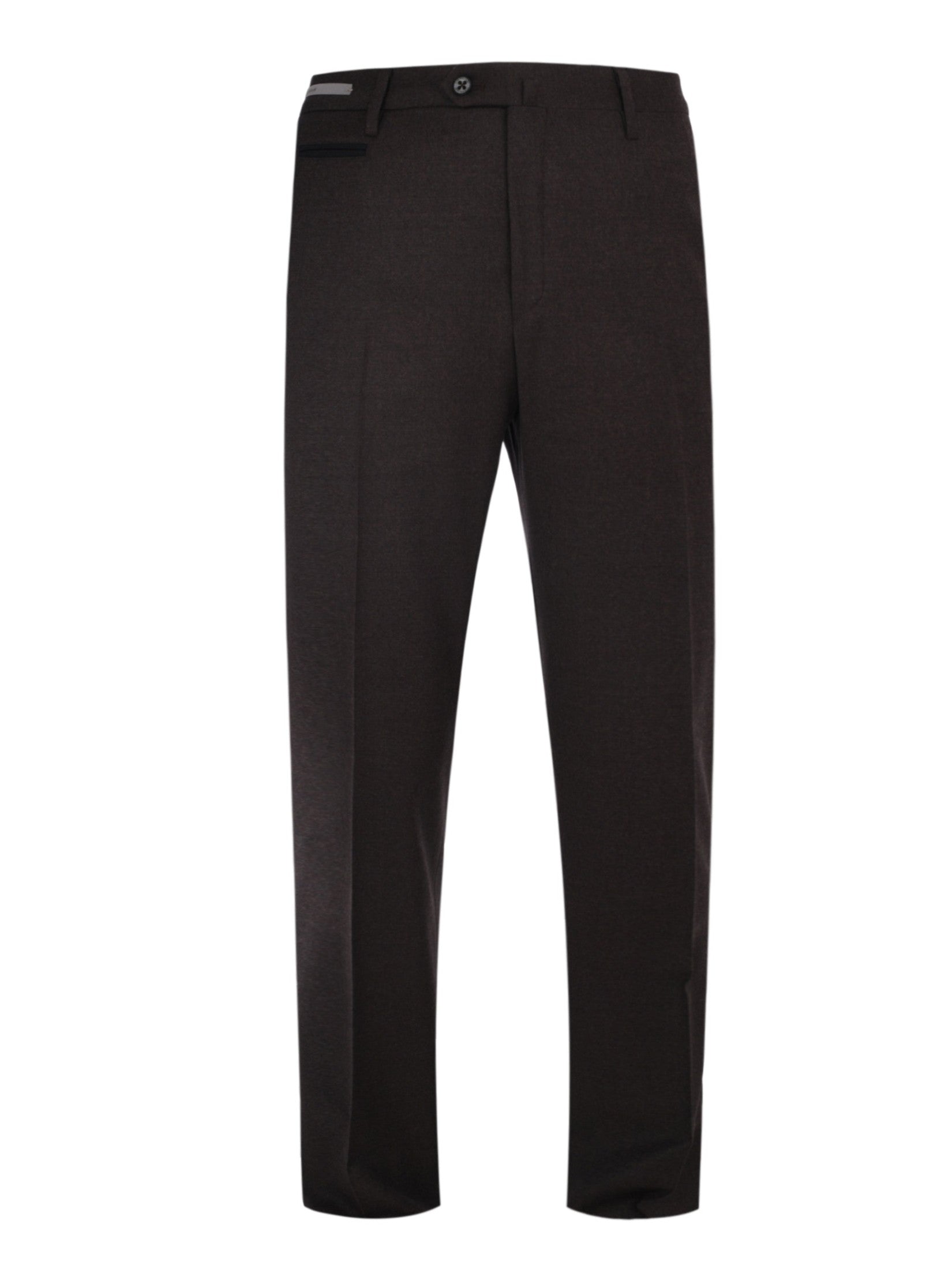 Trousers Brick Brown