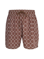 CENMAR BEIGE SWIMMING TRUNKS WITH PATTERN