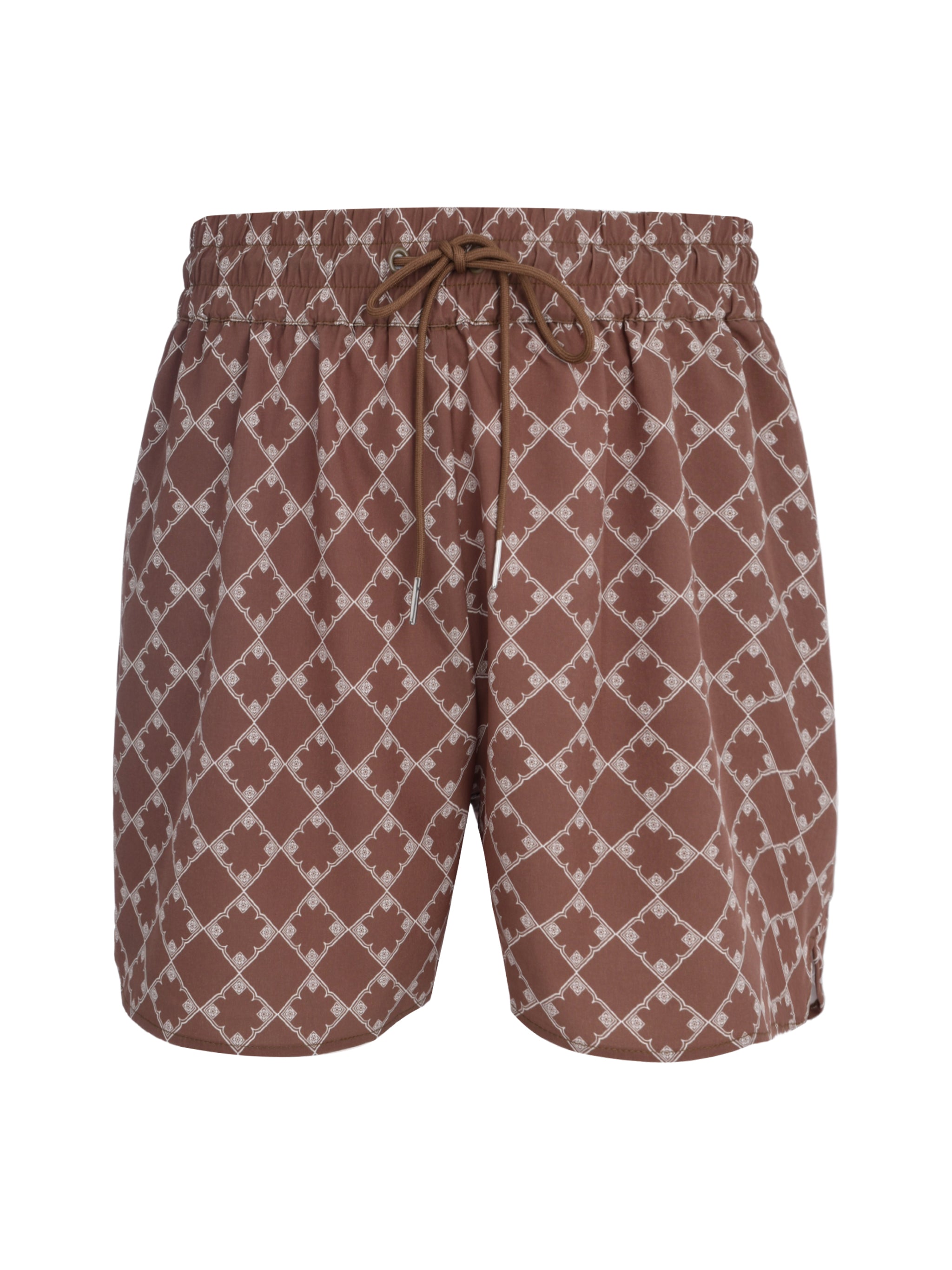 CENMAR BEIGE SWIMMING TRUNKS WITH PATTERN