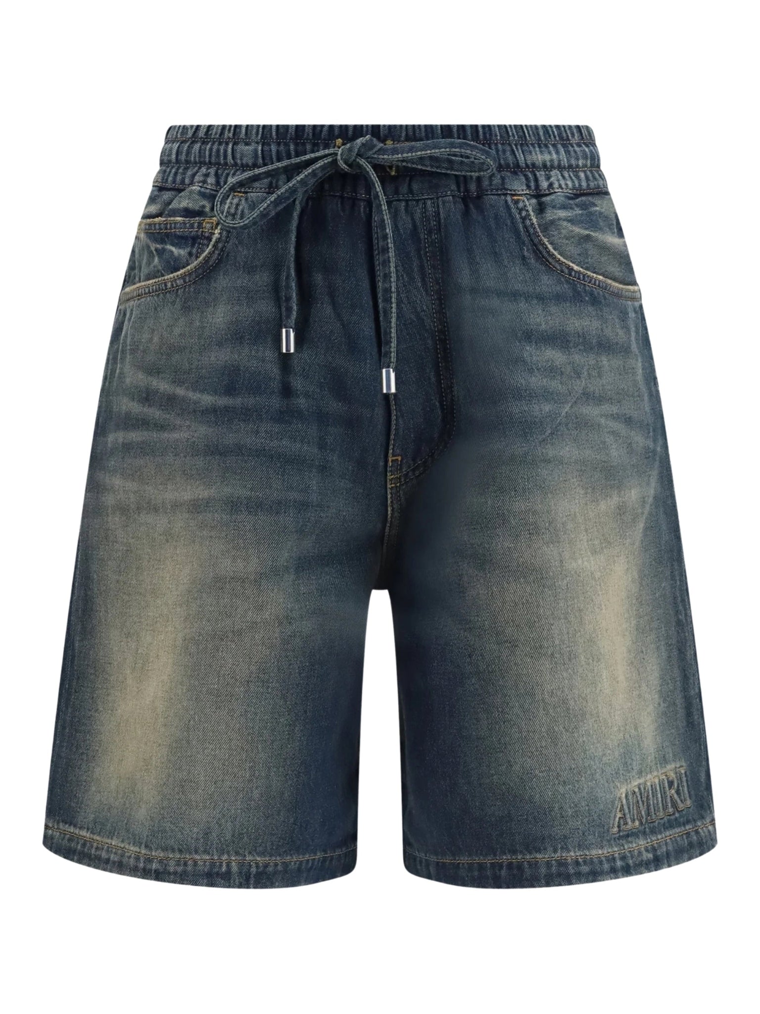 Drawstring denim short