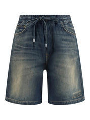Drawstring denim short