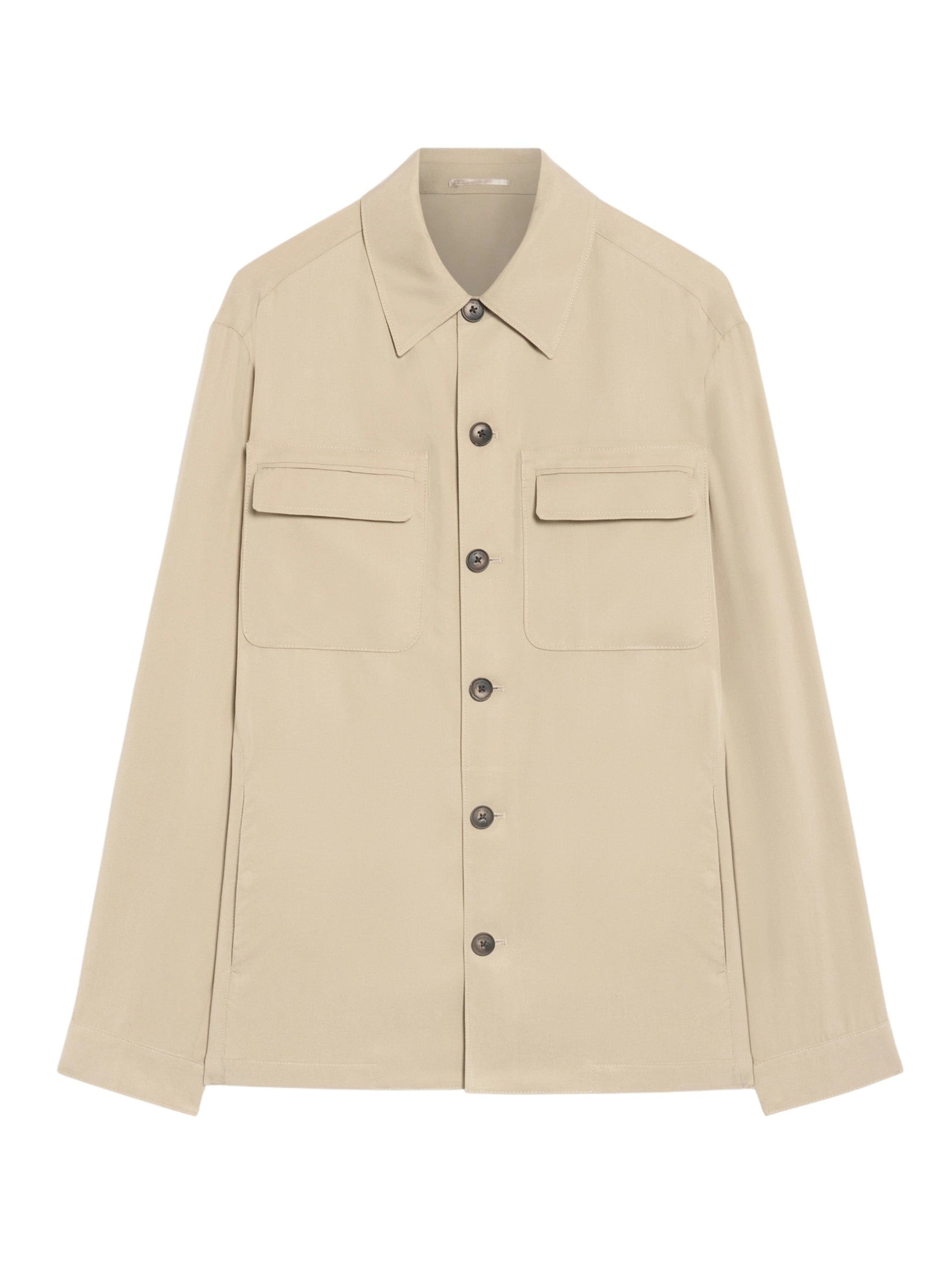Light brown jersey sport shirt