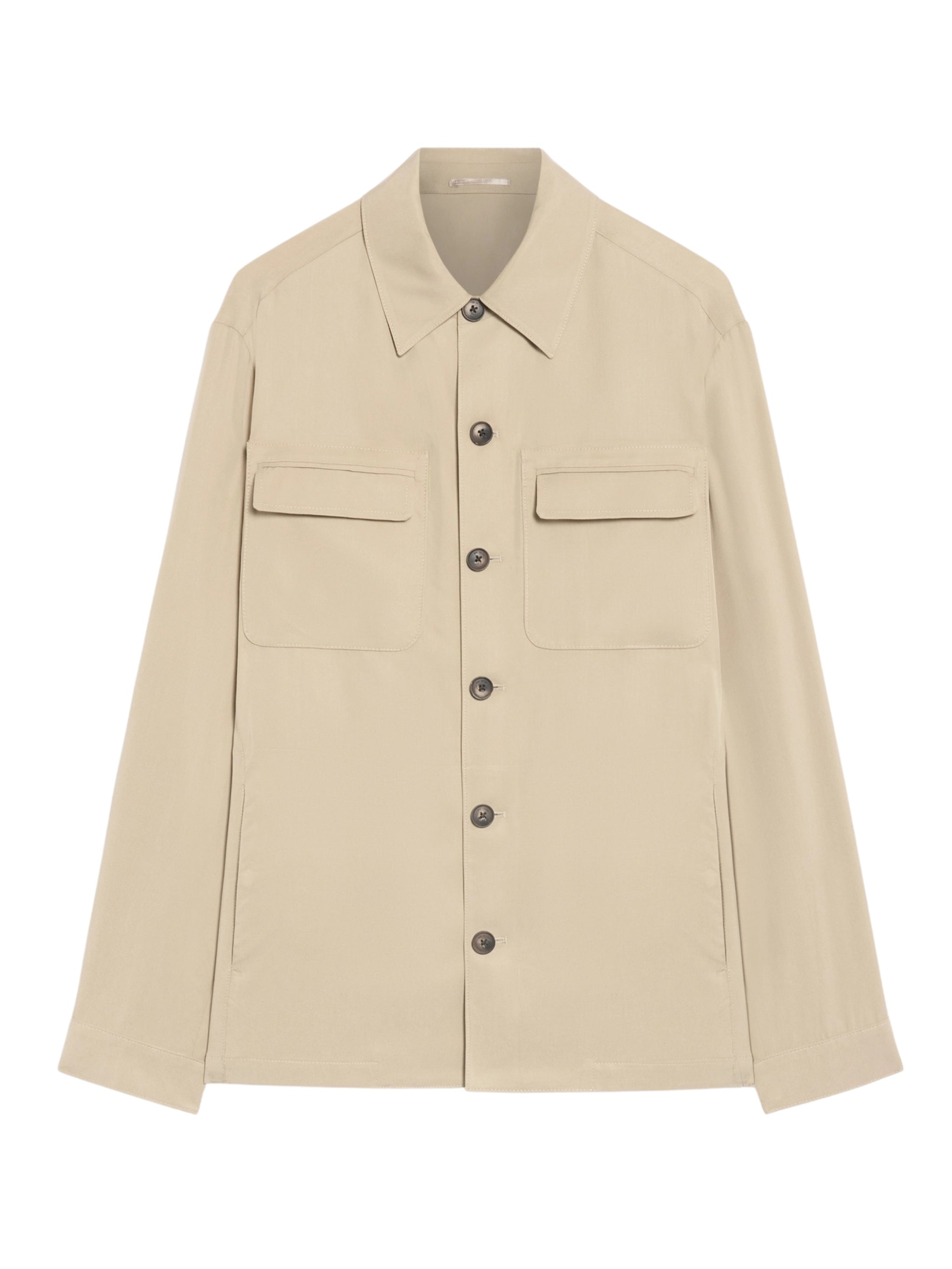 Light brown jersey sport shirt