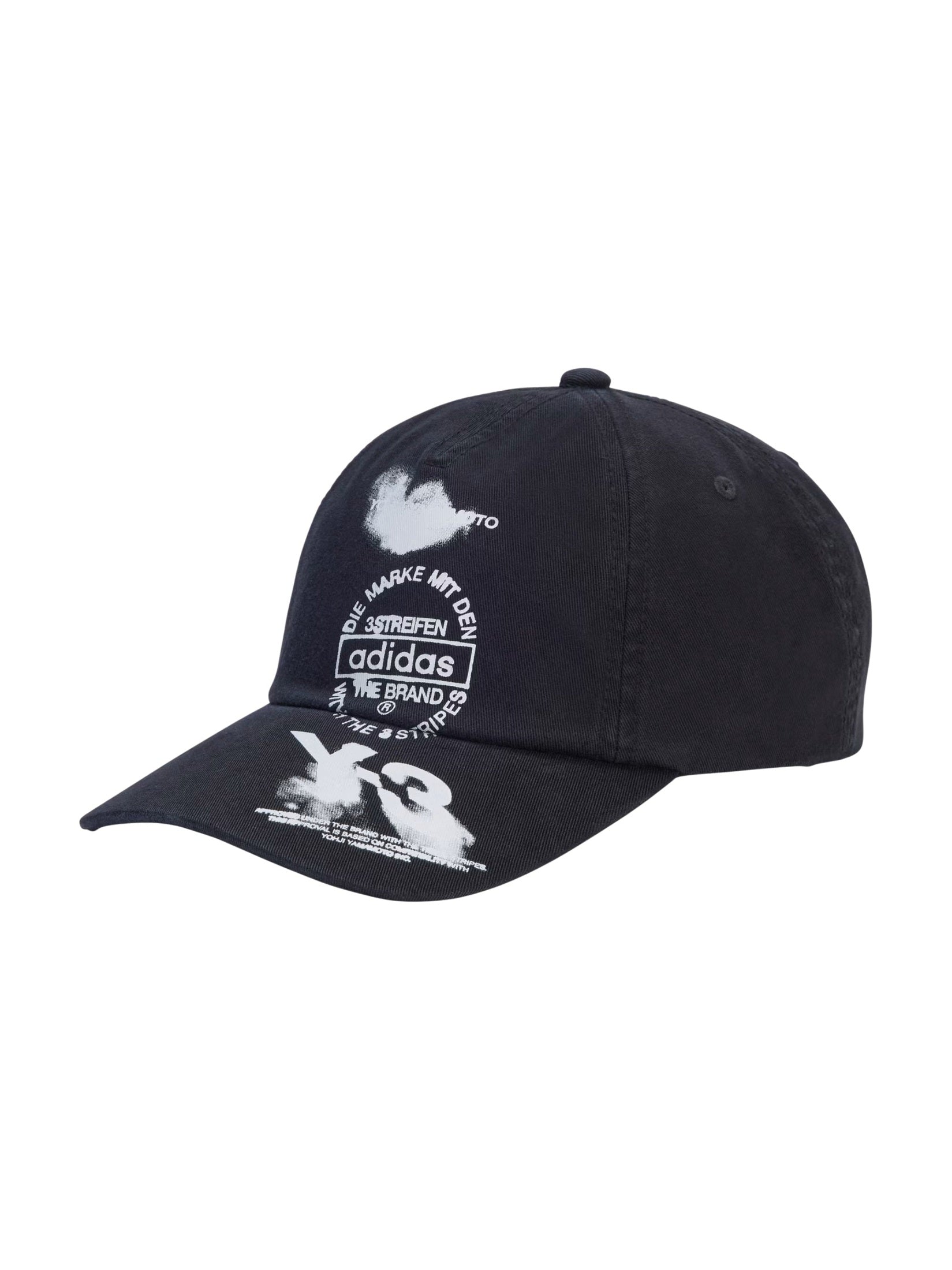 Y-3 graphic cap black