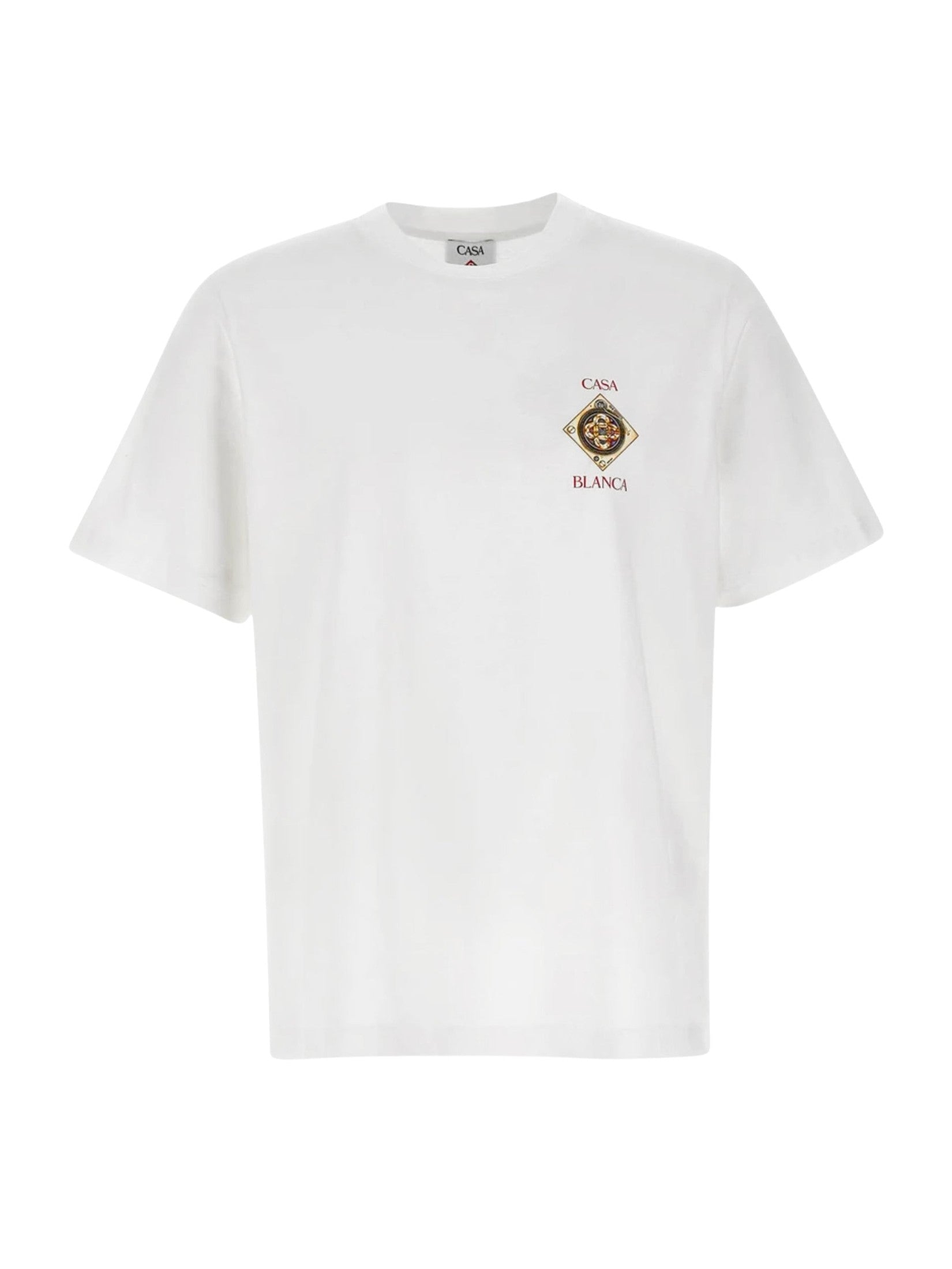 White Plafond Orne De Musique Short Sleeve T?Shirt