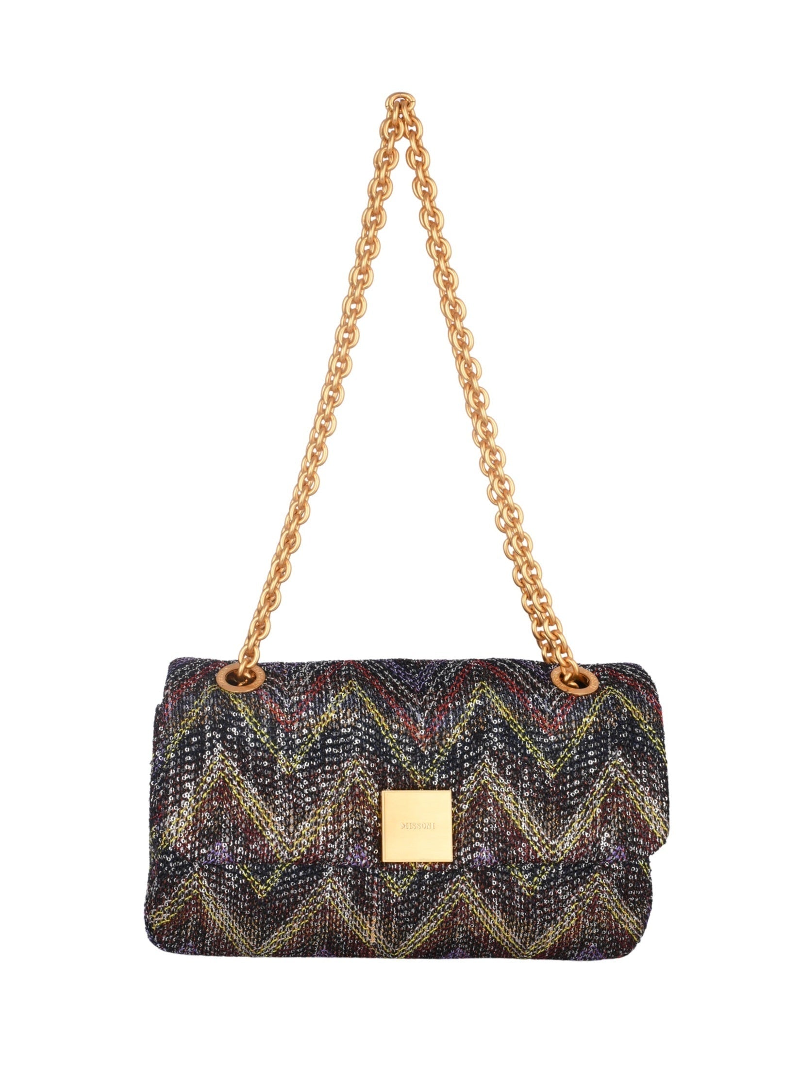 Caperdoni Sequin-Embellished Shoulder Bag