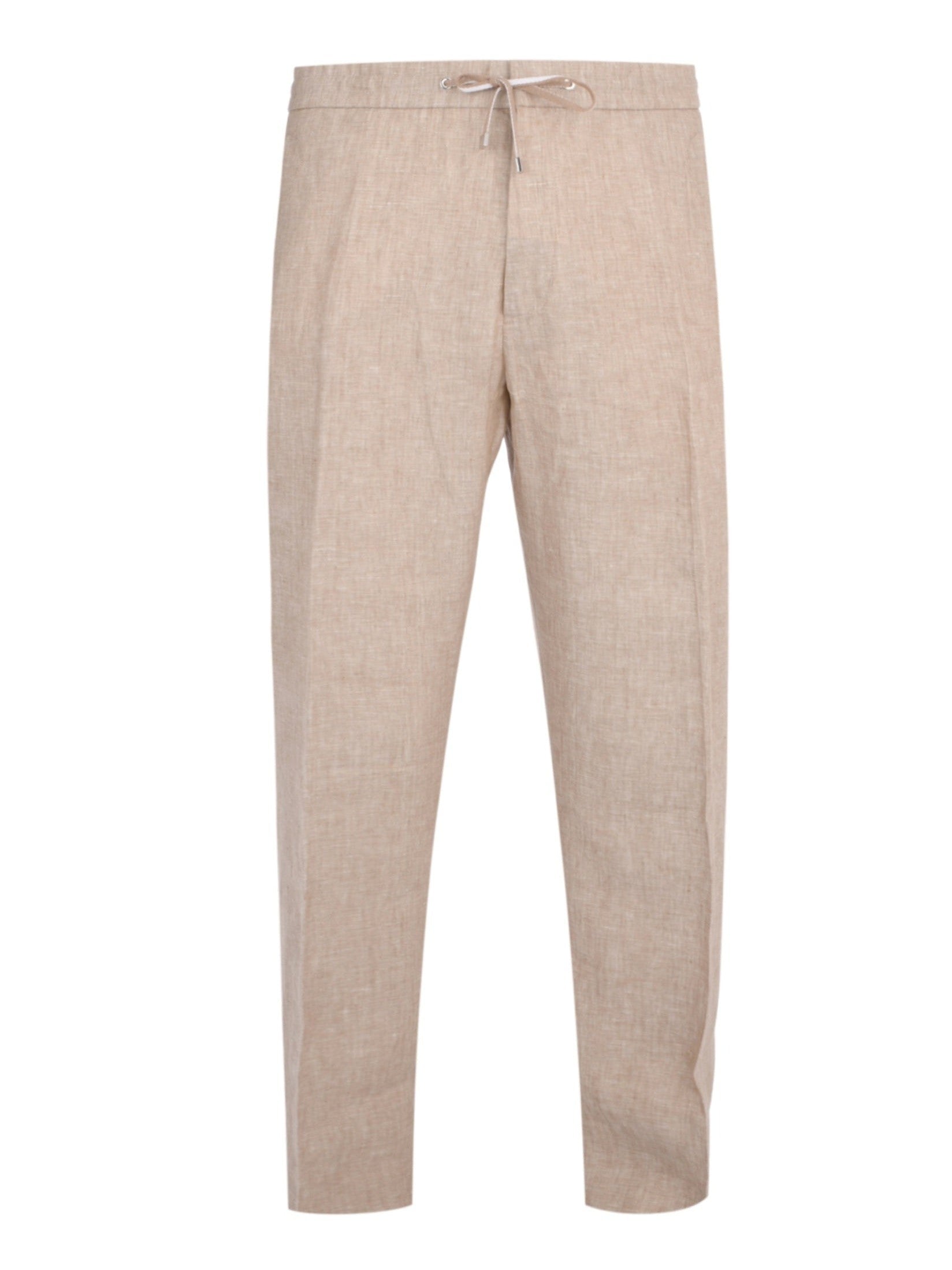 Linen drawcord pants