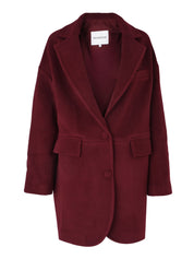 BURGUNDY CACHET COAT