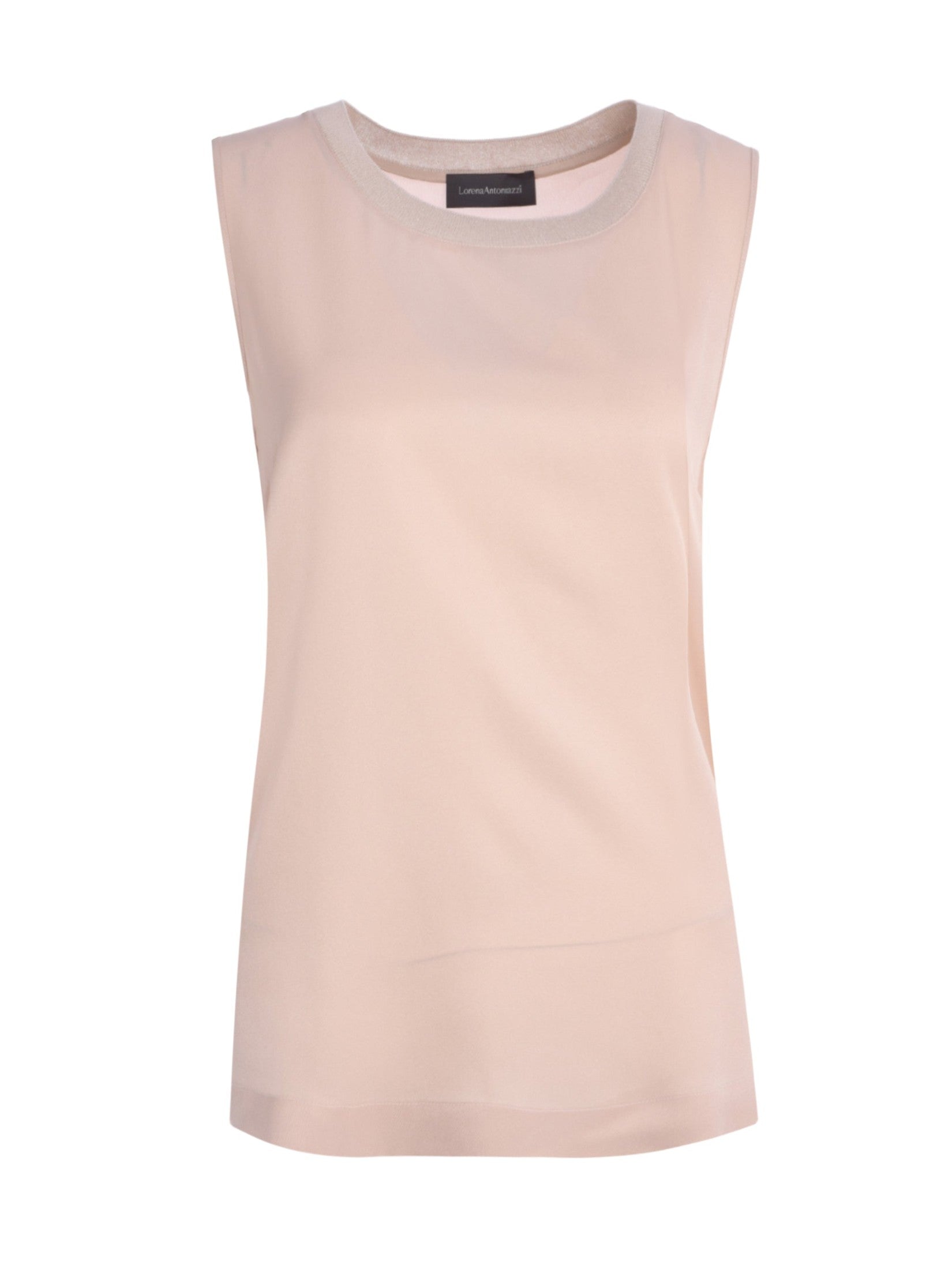Silk blend tank top gemini