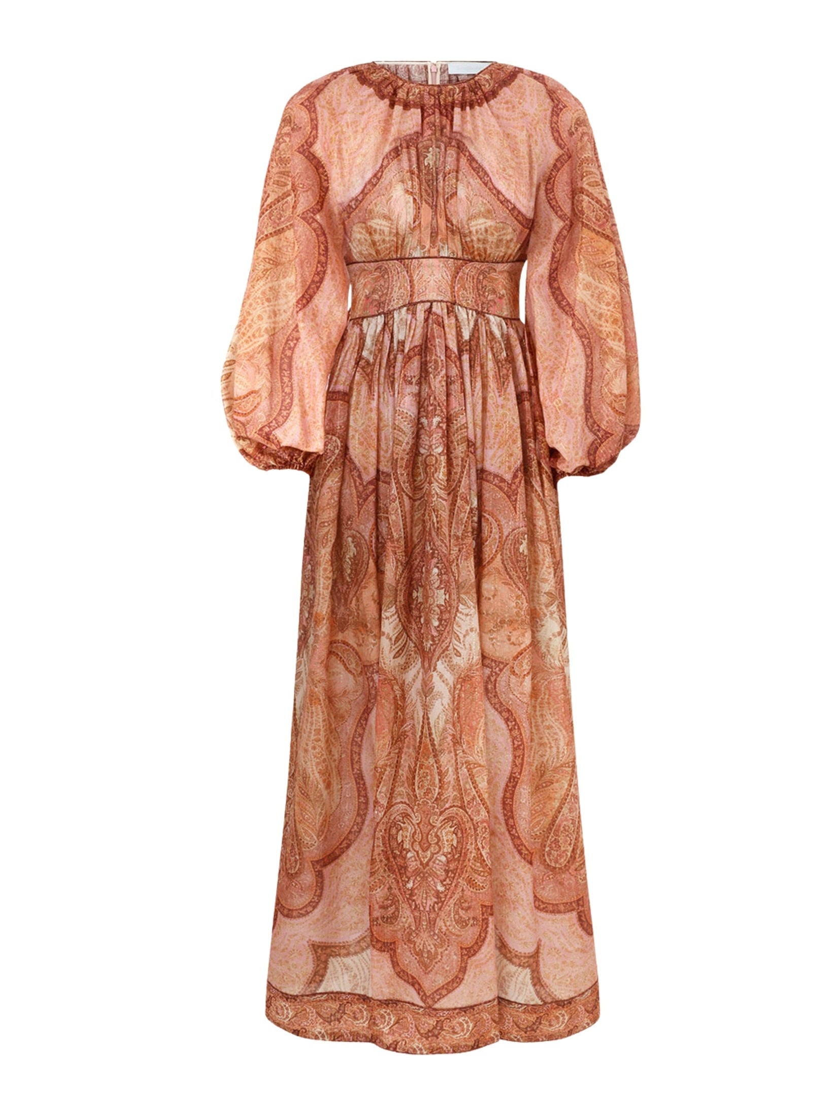 Wanderlust long sleeve midi