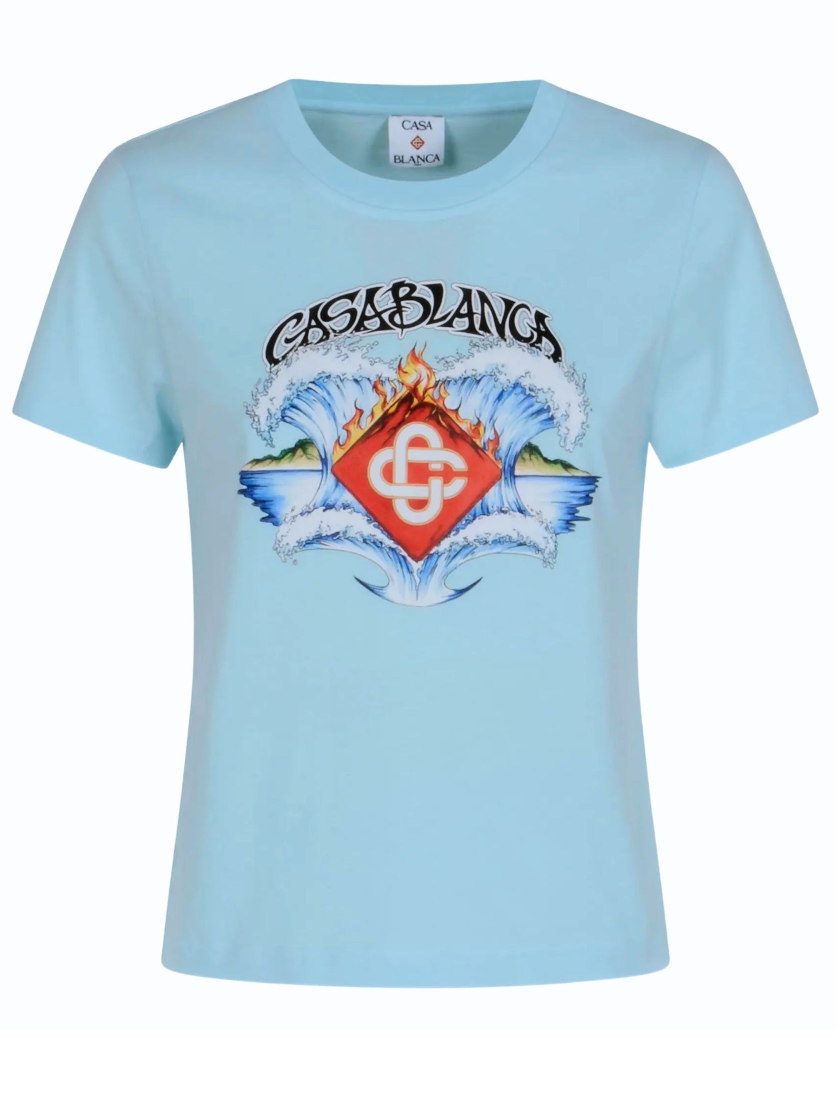 Waves fitted t-shirt
