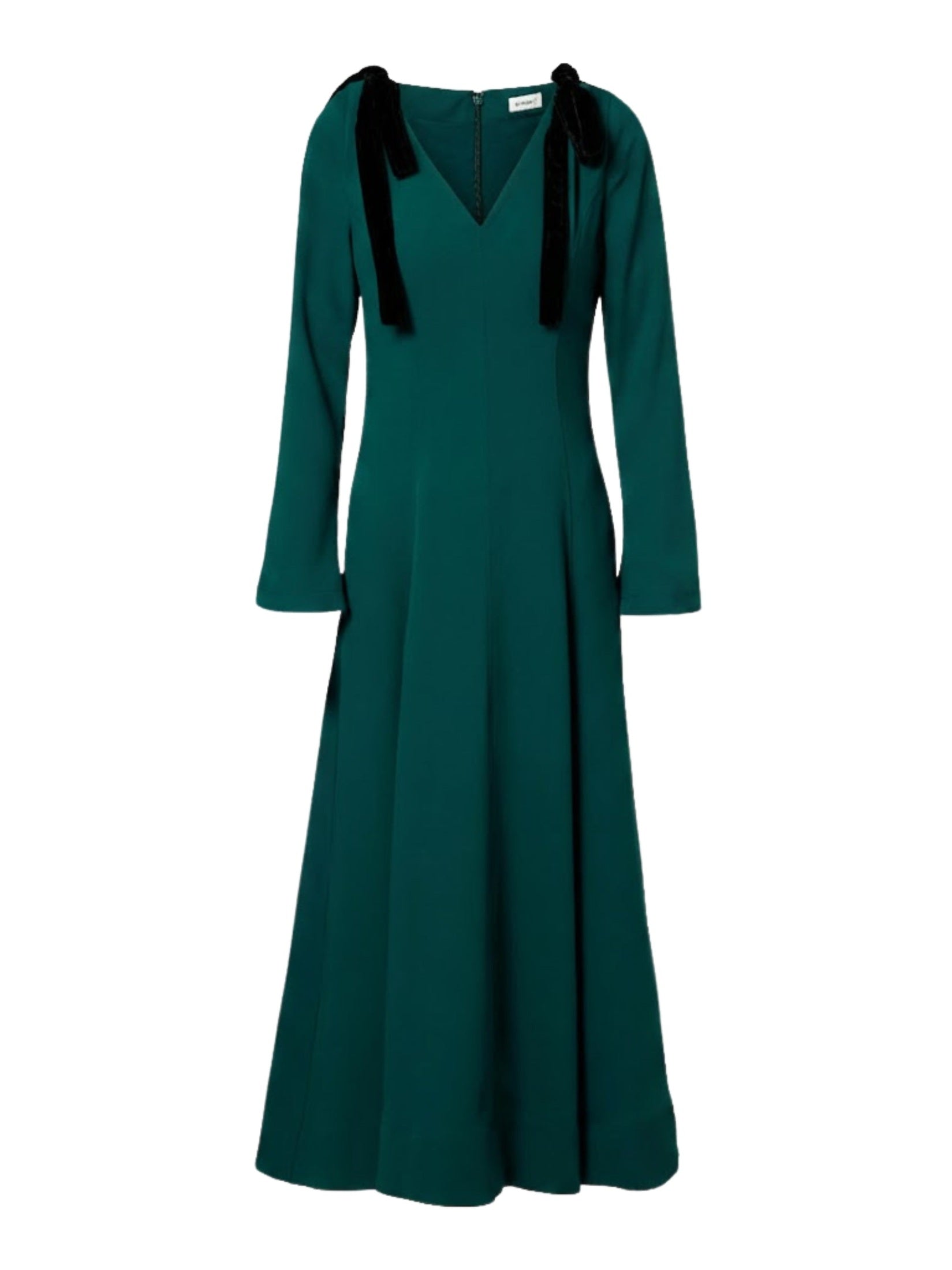 Claribel midi dress with shoulder tie