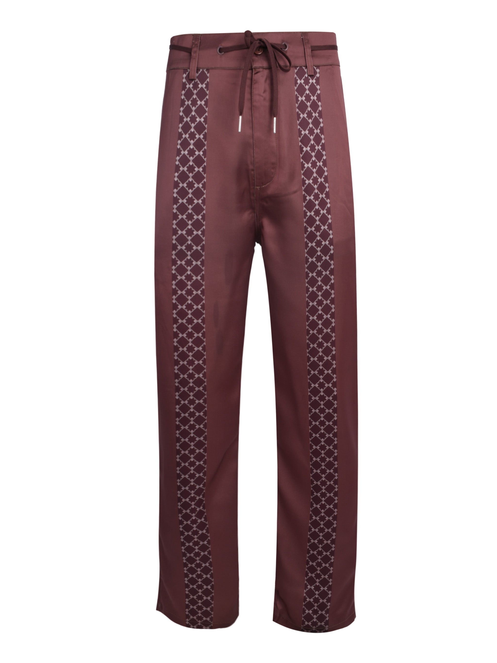 CENMAR BROWN PATTERN PRINTED PANTS