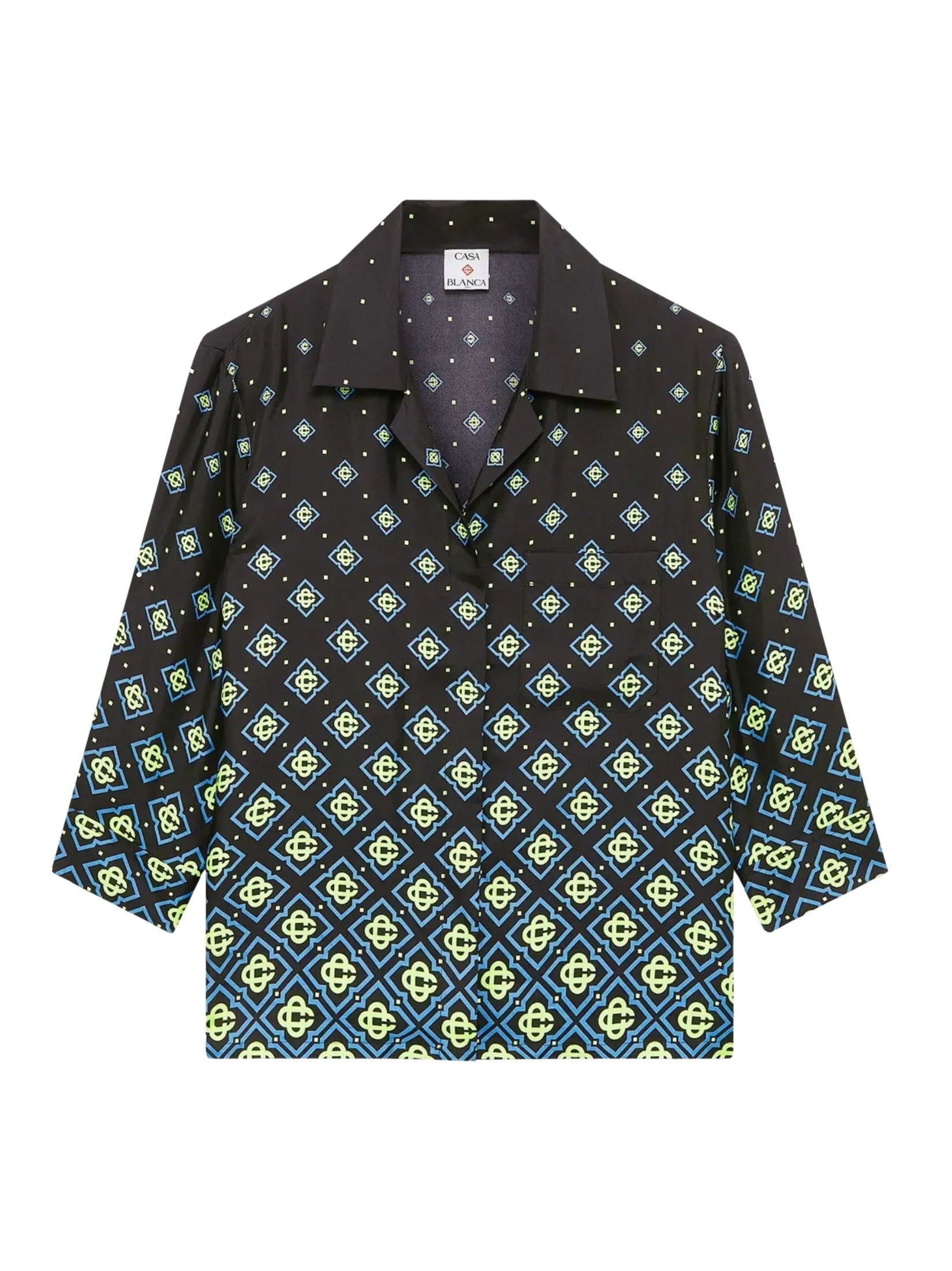 Degrade monogram long sleeve shirt
