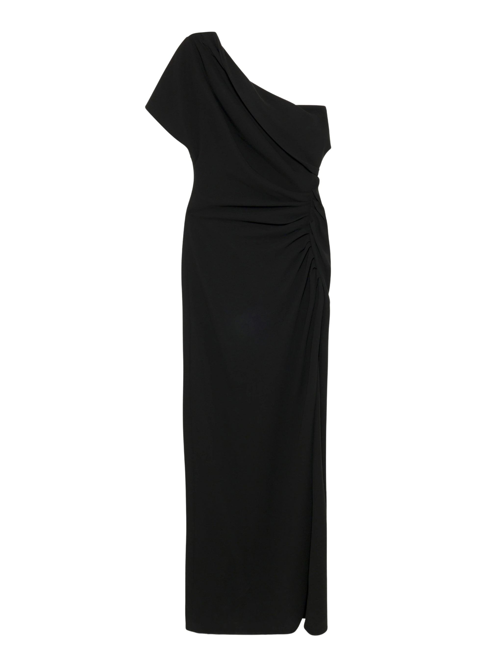 Kally s/l draped midi dress