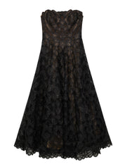 Elvina Bustier Midi Dress