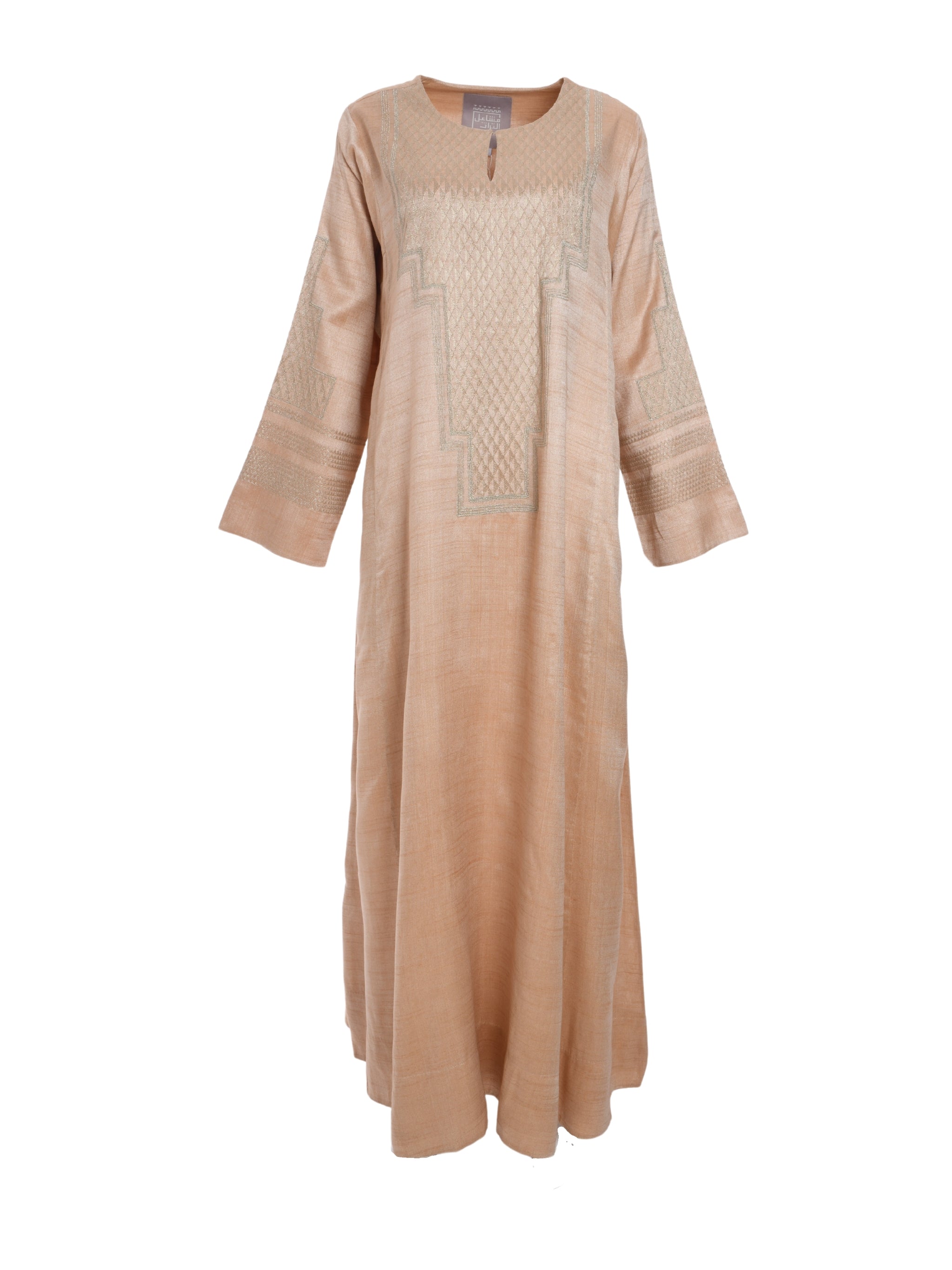 BEIGE THREAD KAFTAN