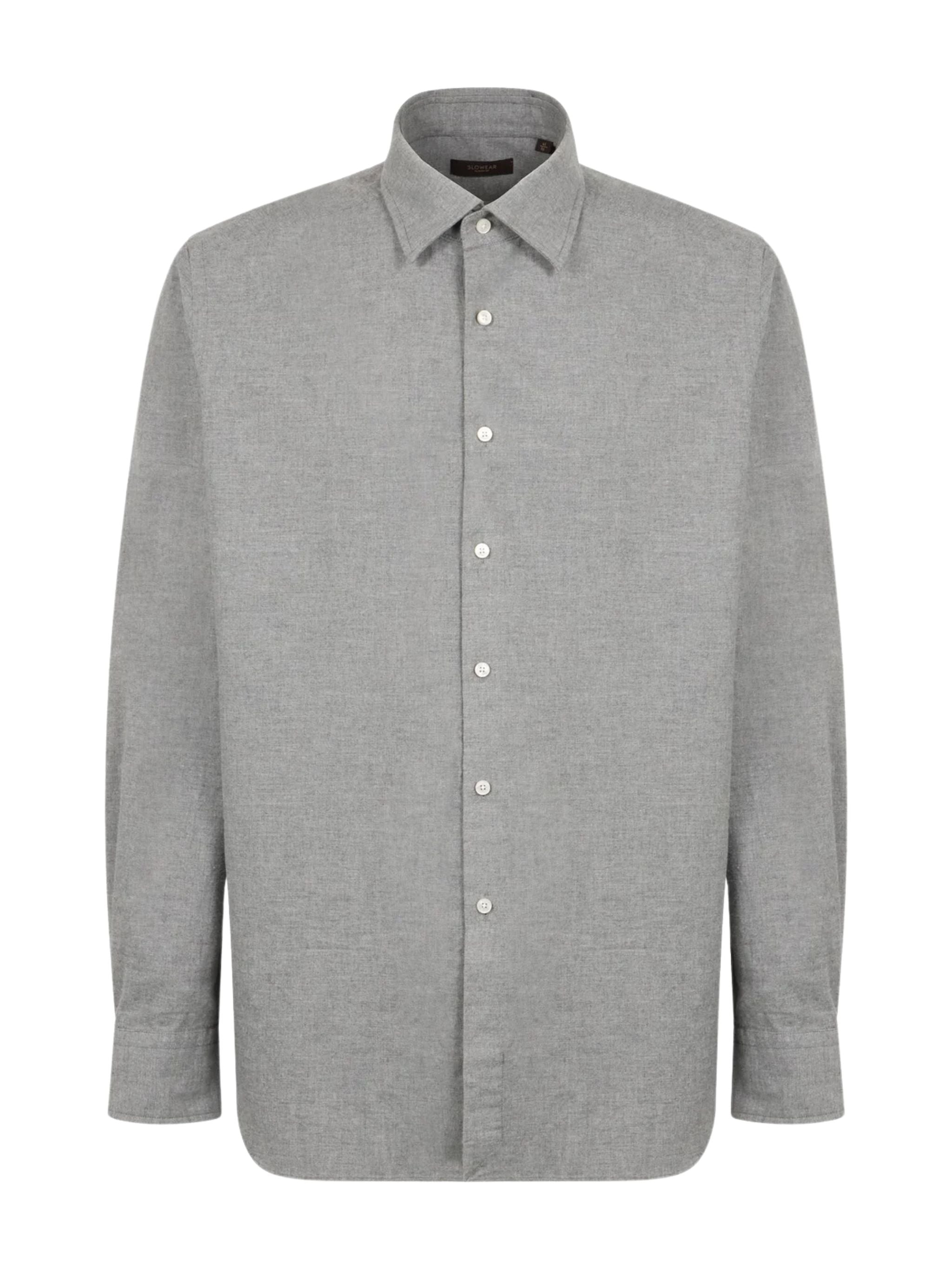 LONG SLEEVE ITALIAN COLLAR MEN SHIRT