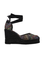 Eva 80 Caperdoni Sequin-Embellished Espadrilles