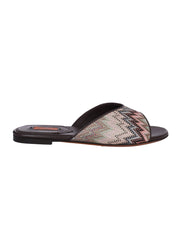 Liza flat sandals snake beige