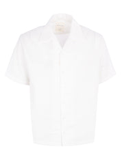 LINEN WHITE SHORT SLEEVE SHIRT
