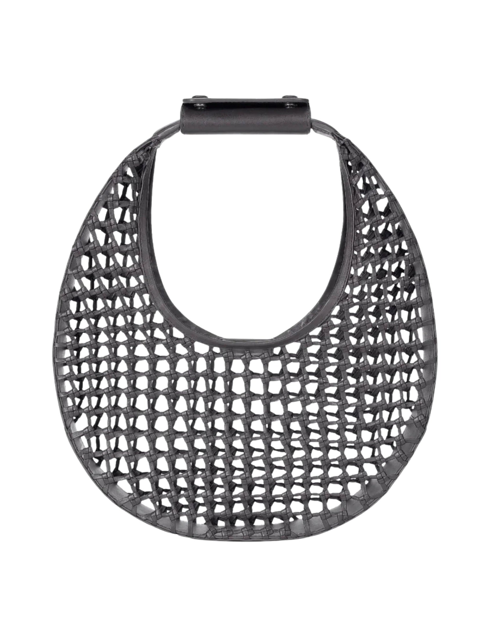 Moon hand-knotted tote bag