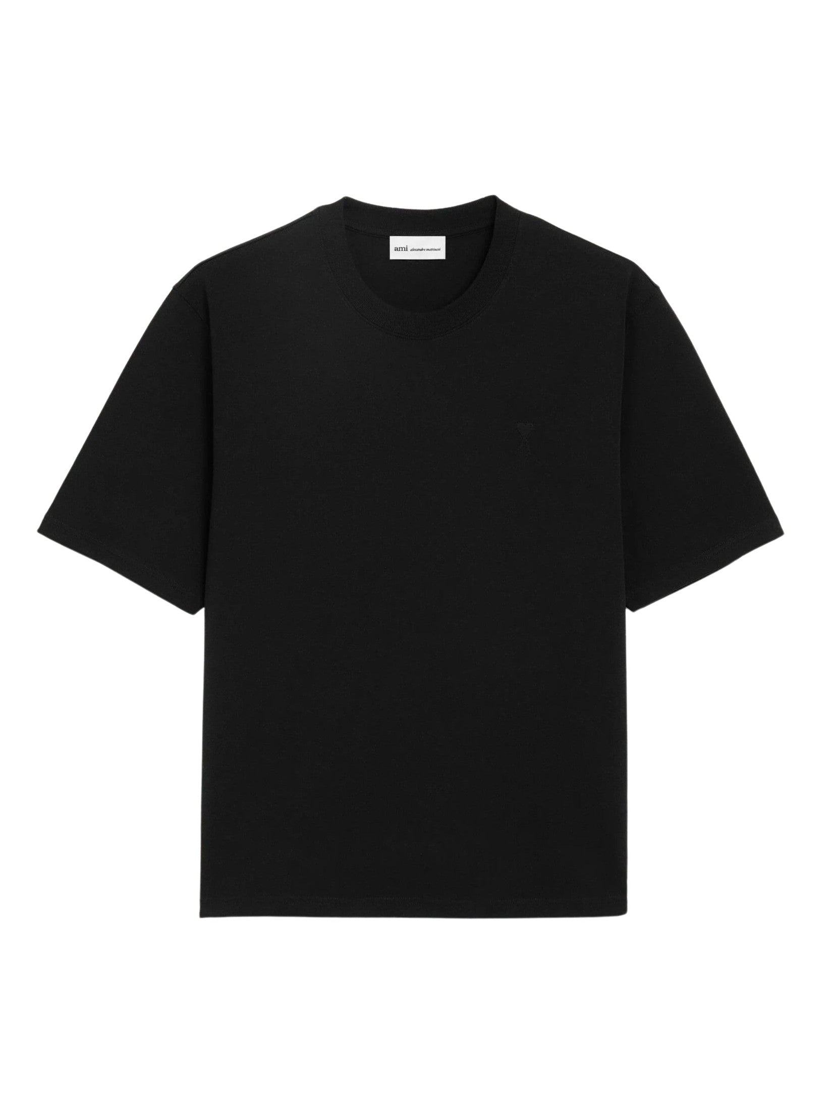 Tshirt with tonal embossed ami de coeur